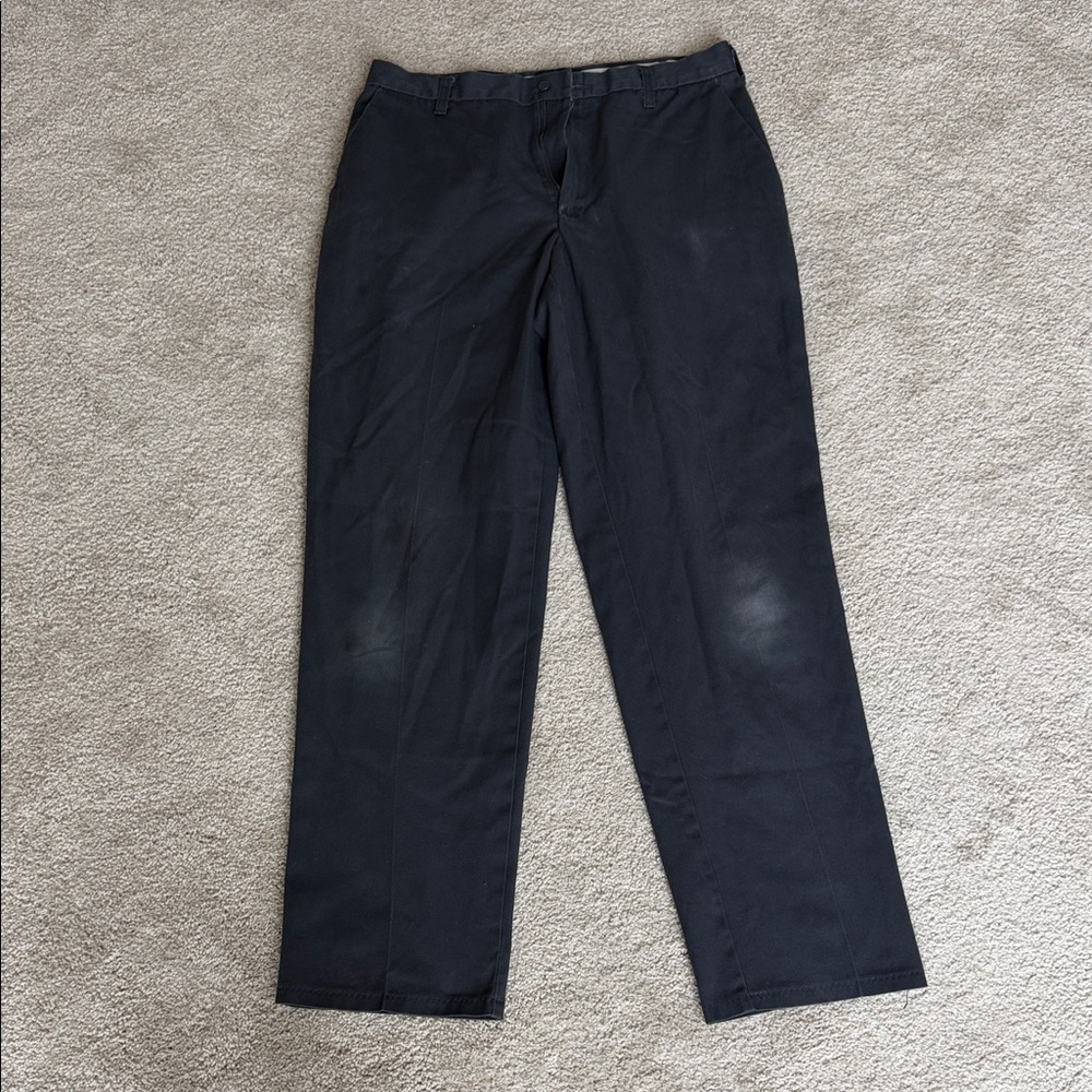 Men's Charcoal Chinos - Relaxed Straight Leg